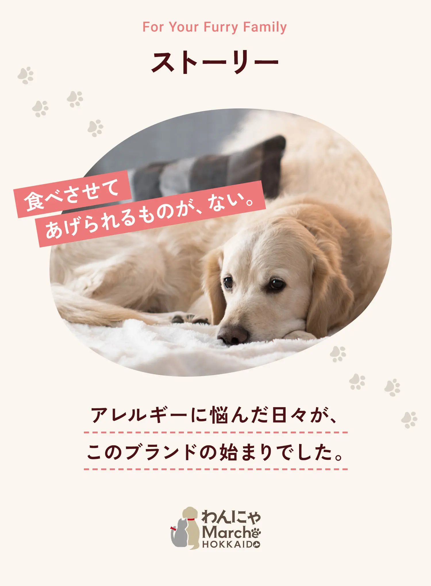 アレルギーに悩んだ日々が、このブランドの始まりでした。